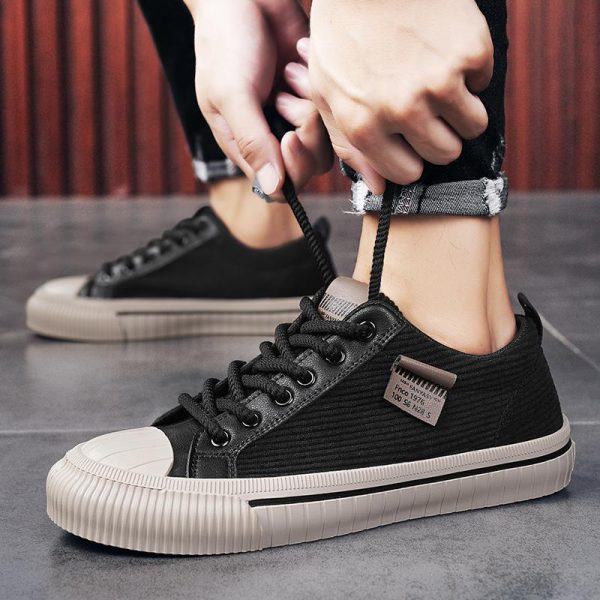 Corduroy Low-top Comfortable Small Casual Shoes - 图片 3