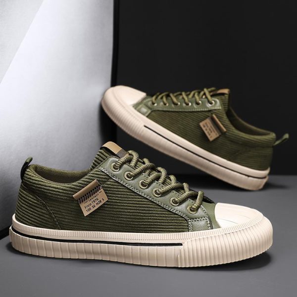 Corduroy Low-top Comfortable Small Casual Shoes - 图片 4