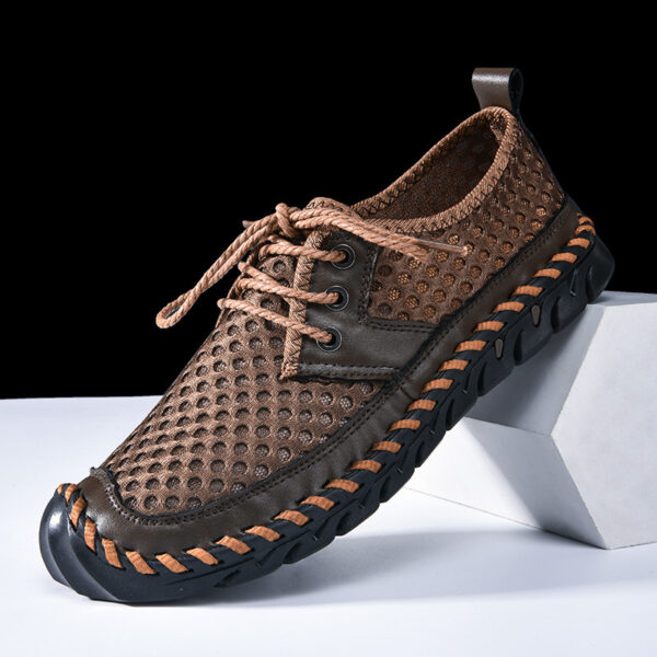 Casual And Lightweight Slip-on Plus Size Sports Tide Creek Shoes Soft Bottom Low Top Men's Shoes - 图片 4