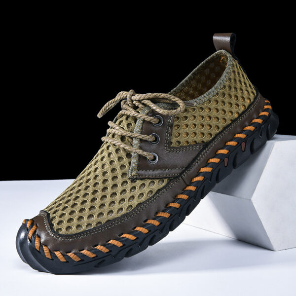 Casual And Lightweight Slip-on Plus Size Sports Tide Creek Shoes Soft Bottom Low Top Men's Shoes - 图片 7