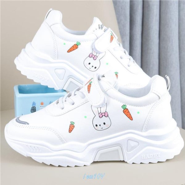 Spring And Autumn Primary School Students Casual All-match Pu Running Shoes - 图片 4
