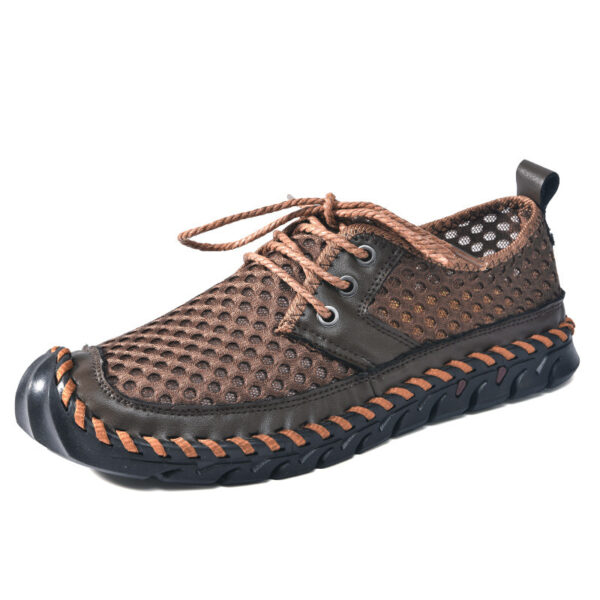 Casual And Lightweight Slip-on Plus Size Sports Tide Creek Shoes Soft Bottom Low Top Men's Shoes - 图片 2