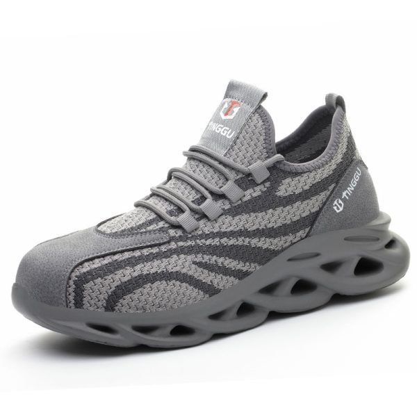 Labor Protection Shoes Made Of Fly Woven Mesh Fabric Are Lightweight And Breathable - 图片 5