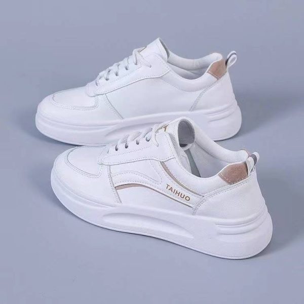 Fashion Casual White Shoes Women's Sports Soft Bottom Increase - 图片 4