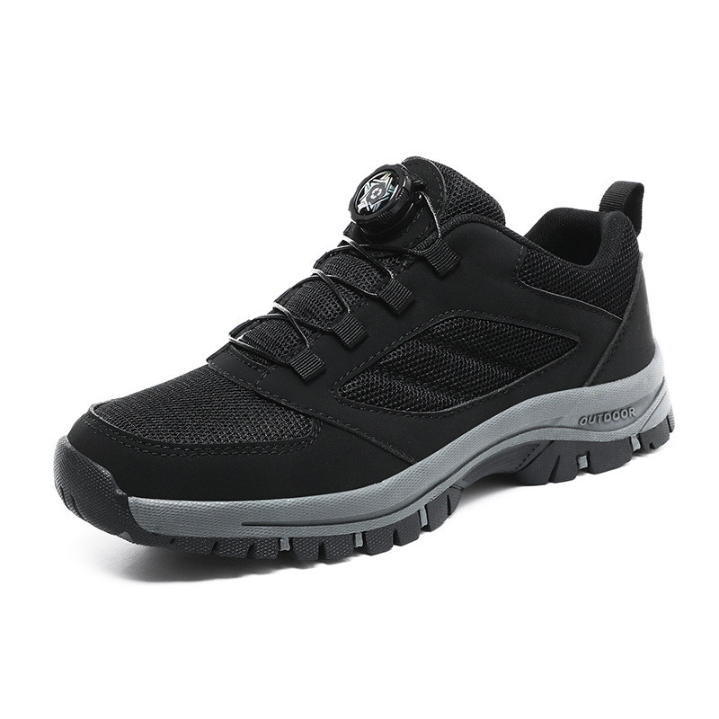 Extra Large Size Work Training Shoes Male Black Breathable - 图片 3