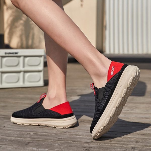 Men's Mesh Sneaker Breathable Lightweight Outdoor Slip-on - 图片 3