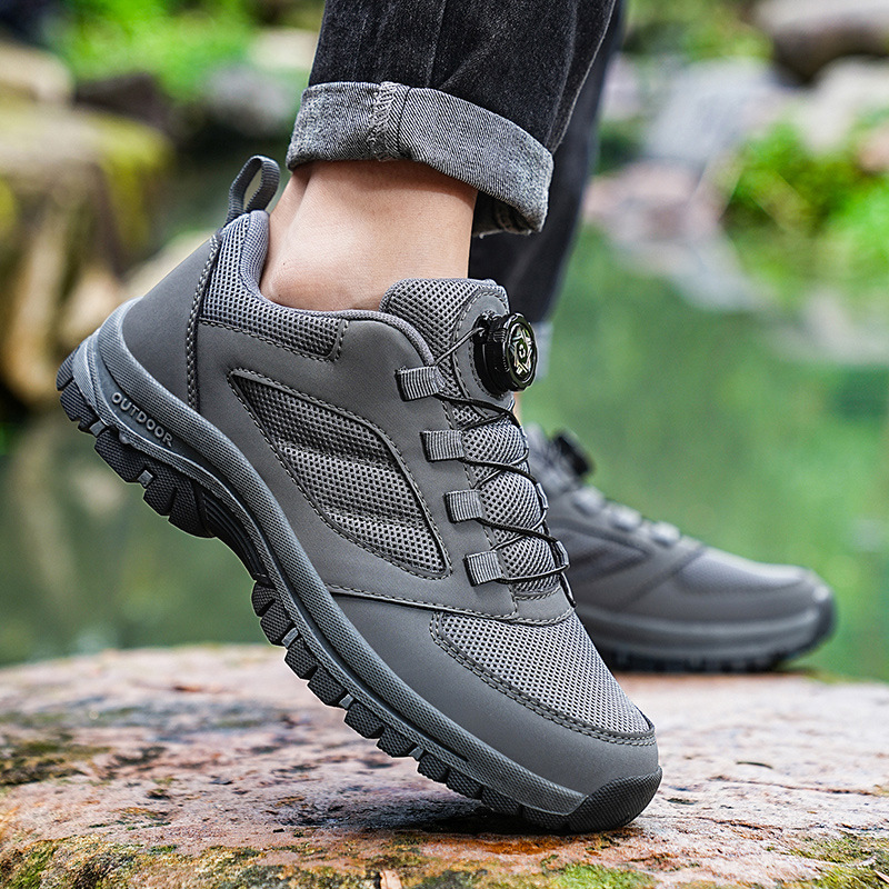 Extra Large Size Work Training Shoes Male Black Breathable - 图片 6