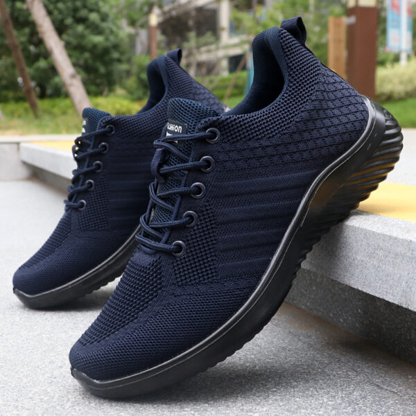 Polyurethane Breathable Mesh Surface Sneaker - 图片 4