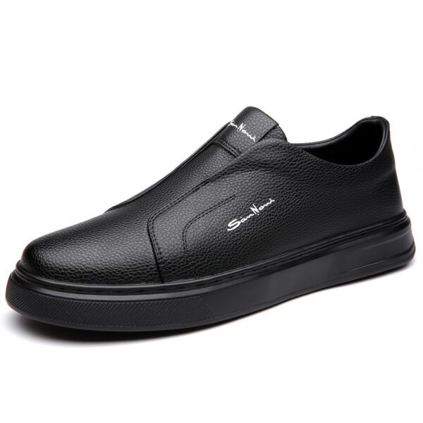 Casual And Comfortable Breathable Non-slip Trendy Soft Bottom Rubber Round Toe Flat Heel Slip-on Shoes - 图片 6