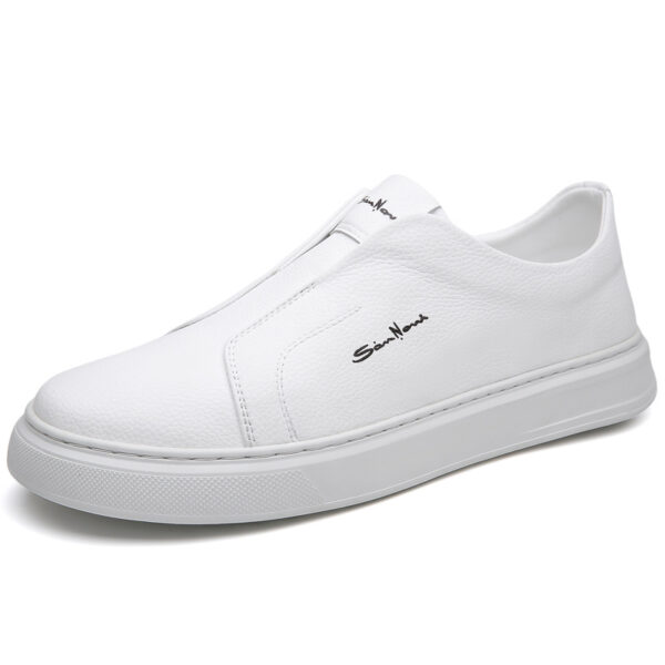 Casual And Comfortable Breathable Non-slip Trendy Soft Bottom Rubber Round Toe Flat Heel Slip-on Shoes - 图片 4
