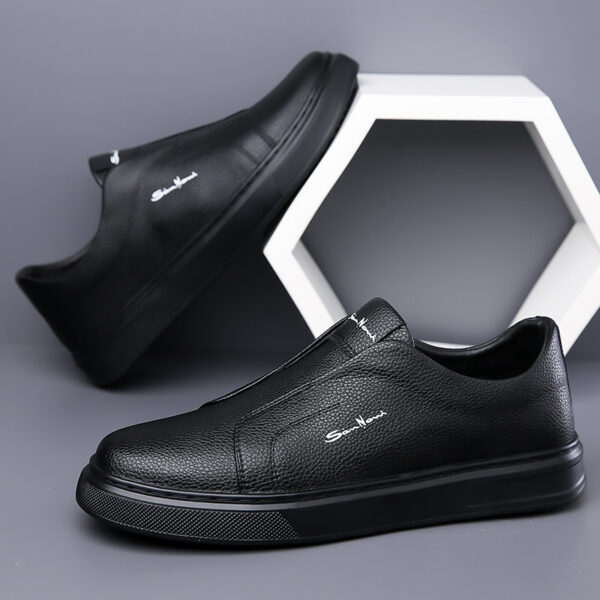 Casual And Comfortable Breathable Non-slip Trendy Soft Bottom Rubber Round Toe Flat Heel Slip-on Shoes - 图片 8