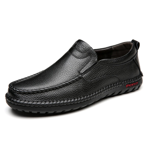 Comfortable Cowhide Soft Bottom Soft Surface Men's Shoes - 图片 2