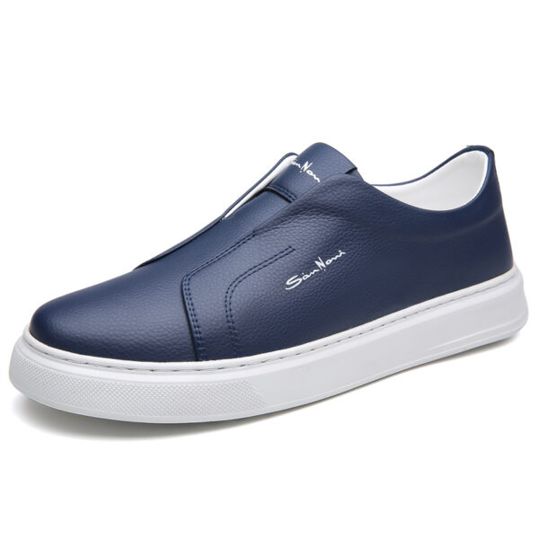Casual And Comfortable Breathable Non-slip Trendy Soft Bottom Rubber Round Toe Flat Heel Slip-on Shoes - 图片 3