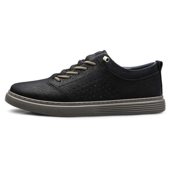 Hollow-out Breathable Hole Shoes Casual Spring And Summer Low-top Cowhide Surface Fashion Shoes - 图片 5