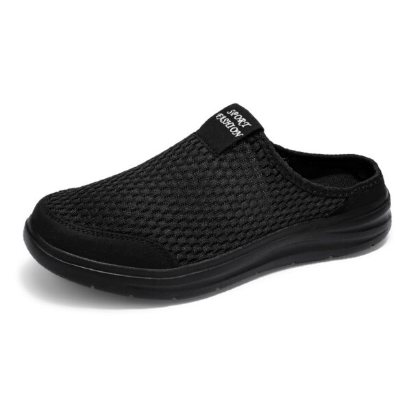 Men's Hollow-out Breathable Hole Muller Shoes Mesh - 图片 5