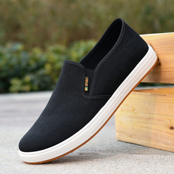 Low-top Men's Cloth Shoes Men's Slip-on Canvas - 图片 3