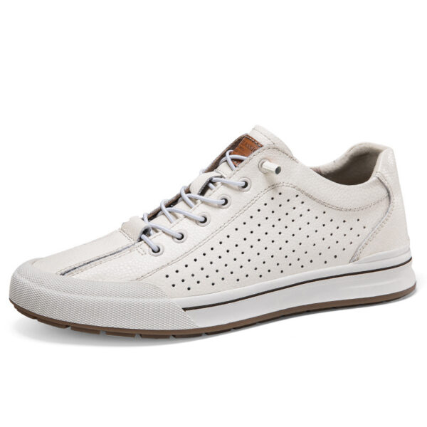 Men's White Shoes Breathable All-matching - 图片 3