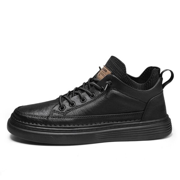 Men's Black Non-slip Wear-resistant And Lightweight Sneakers All-matching Sports - 图片 5