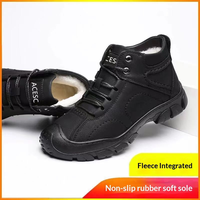 Outdoor Thermal Shoes With Front Laces - 图片 2